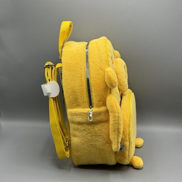Adventure Time Jake Fuzzy Mini Backpack Cartoon Network NEW - Picture 4 of 7